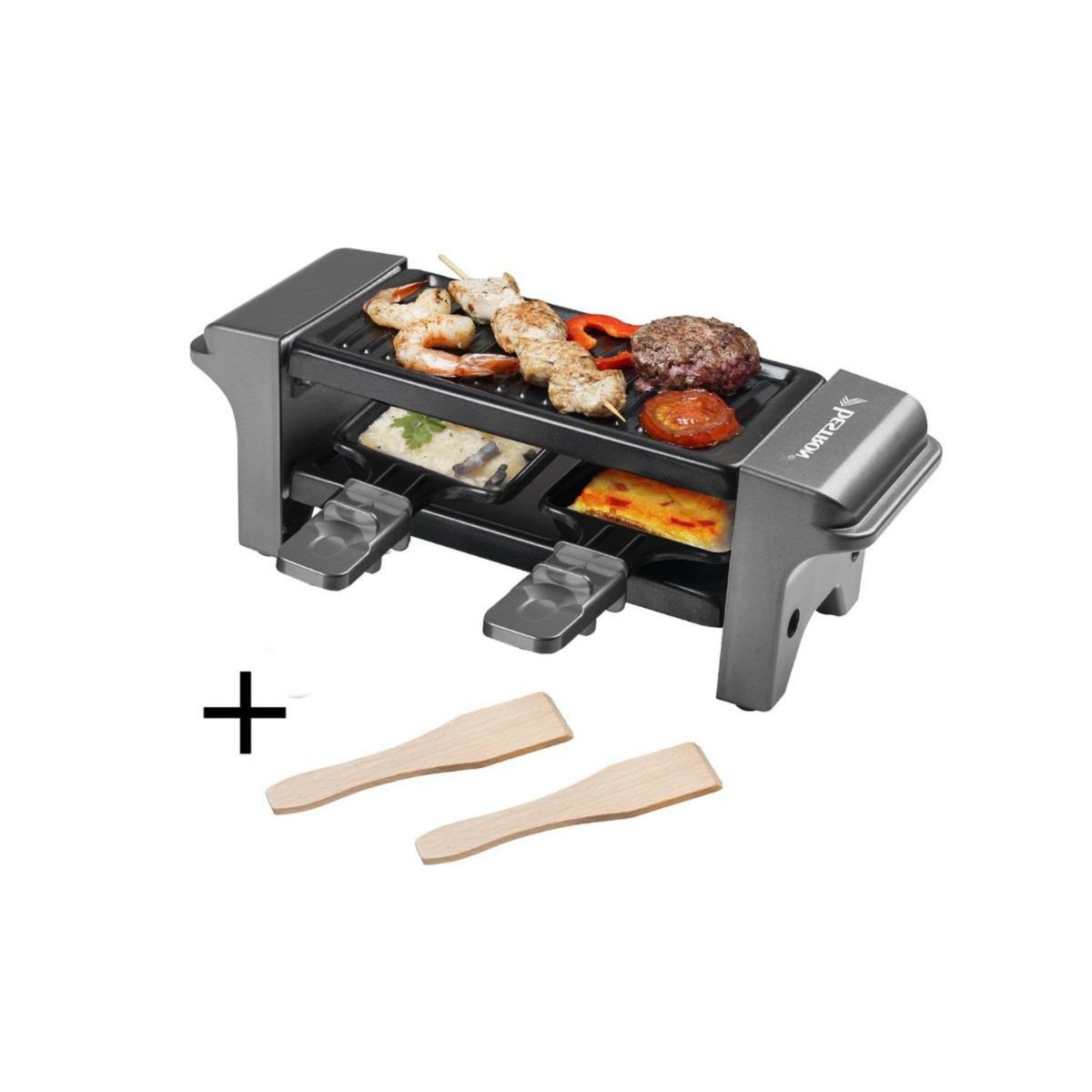 Bestron Appareil à raclette 2 personnes 350w - AGR102 TG