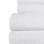 Voir la diapositive 2 : Sensei Maison Ensemble de bain 4 pièces 500 g/m² STUDIO (2 draps de bain + 2 serviettes de toilette)