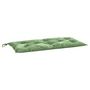 Voir la diapositive 4 : VIDAXL Coussin de banc de jardin motif de feuilles 110x50x7 cm tissu