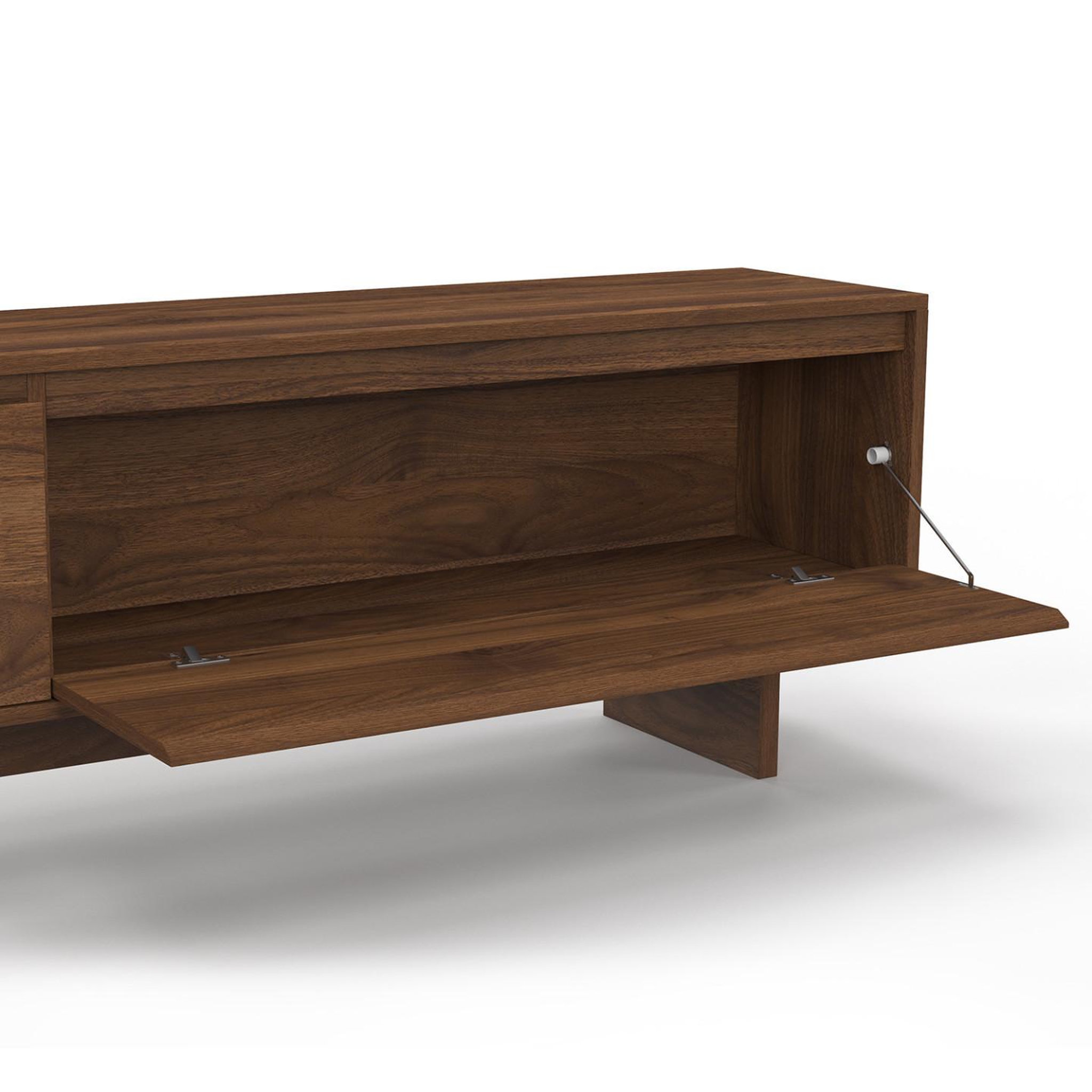 Voir la diapositive 6 : ID MARKET Meuble tv 180 cm yuri 2 portes effet noyer