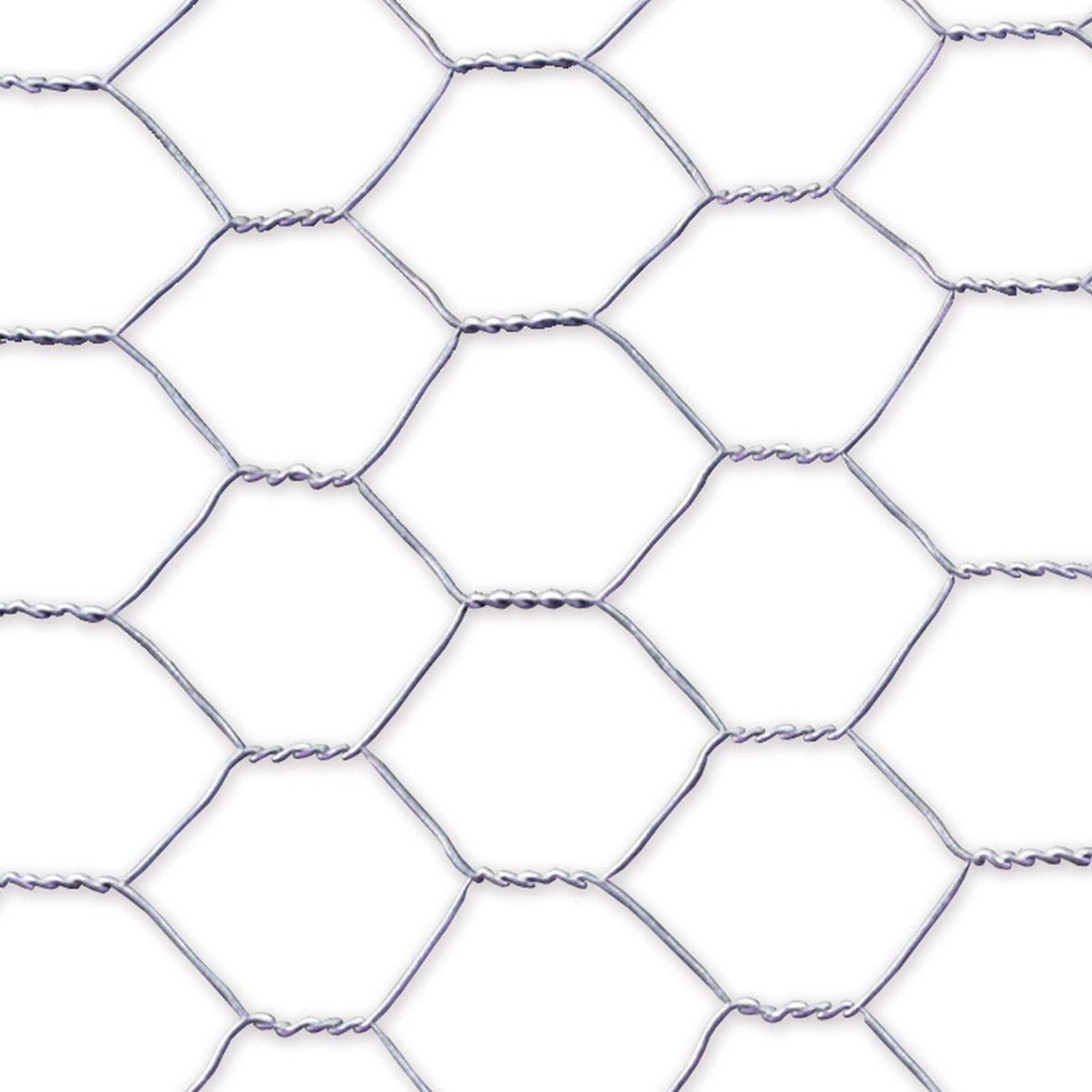 Nortene Grillage métallique triple torsion  Galvanex 19  - 0,50 x 5 m/19 x 0,7 mm