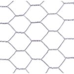 Nortene Grillage métallique triple torsion  Galvanex 19  - 0,50 x 5 m/19 x 0,7 mm