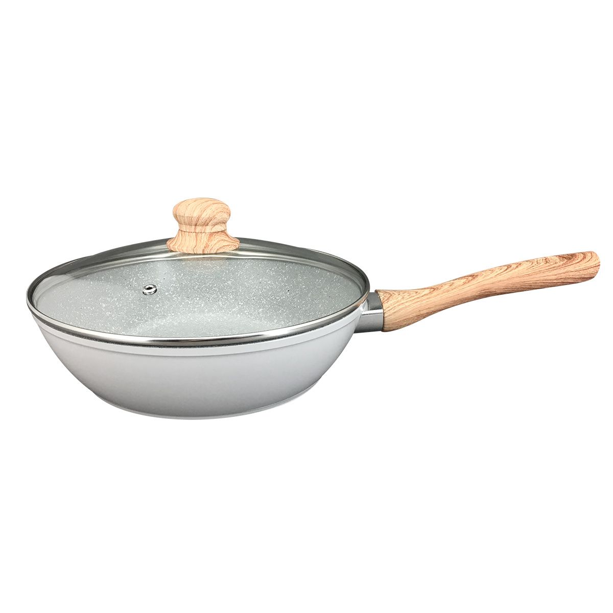 Sauteuse + couvercle 26 cm aluminium