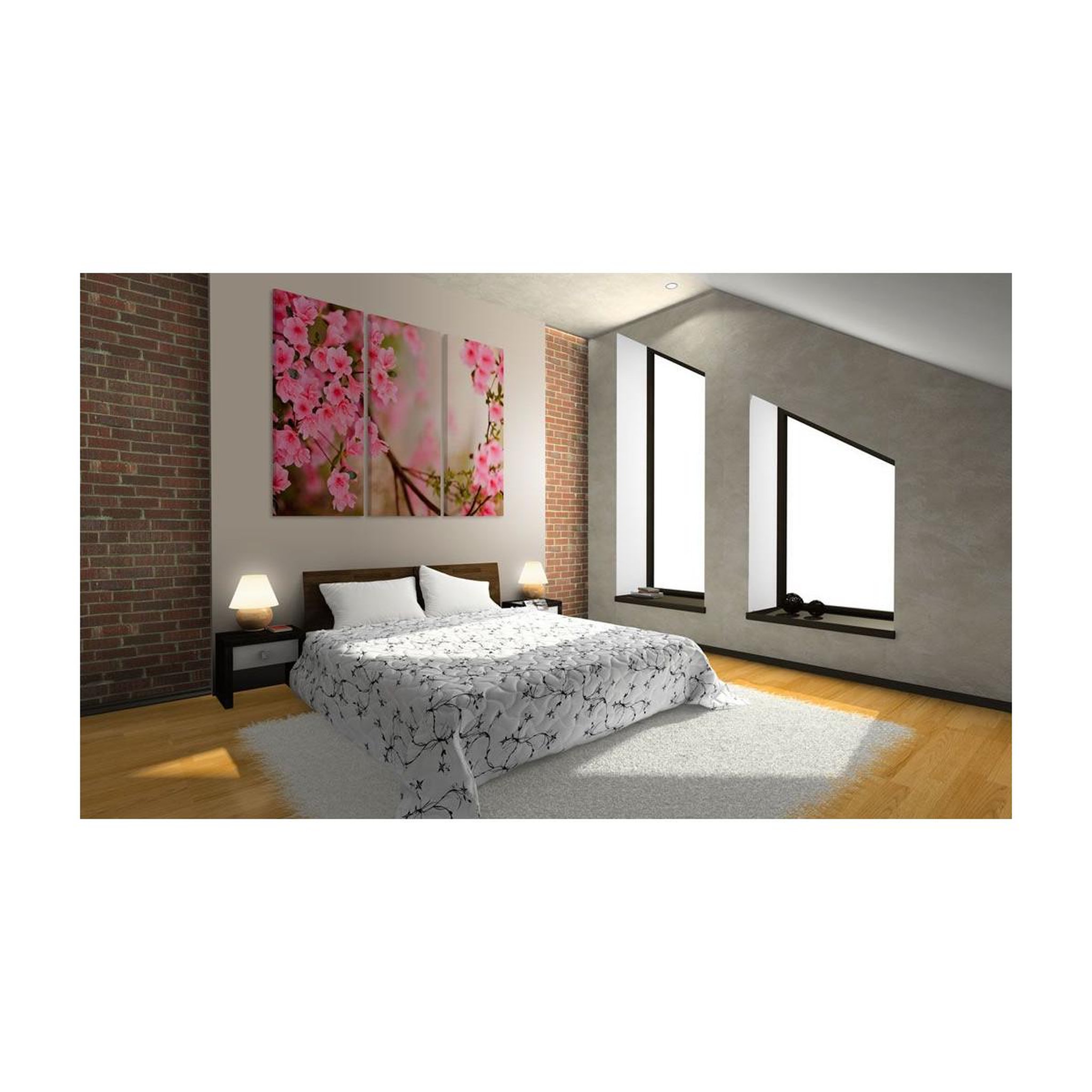 Voir la diapositive 2 : Paris Prix Tableau imprimé  fleur de cerisier