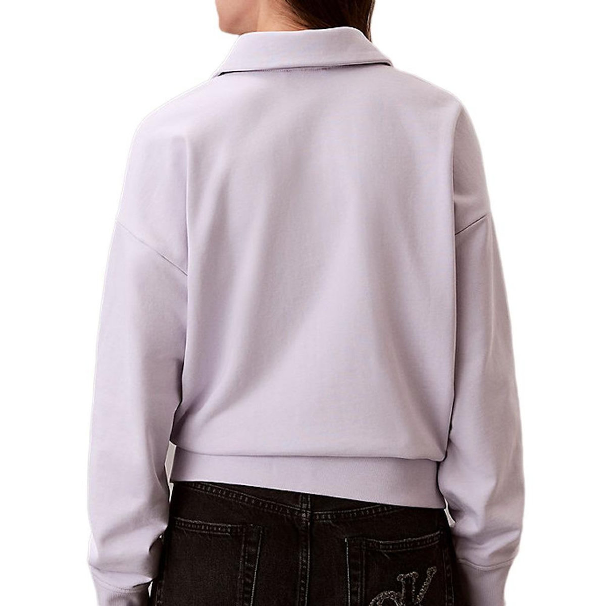 CALVIN KLEIN JEANS Sweat Mauve Femme Calvin Klein Jeans French Terry