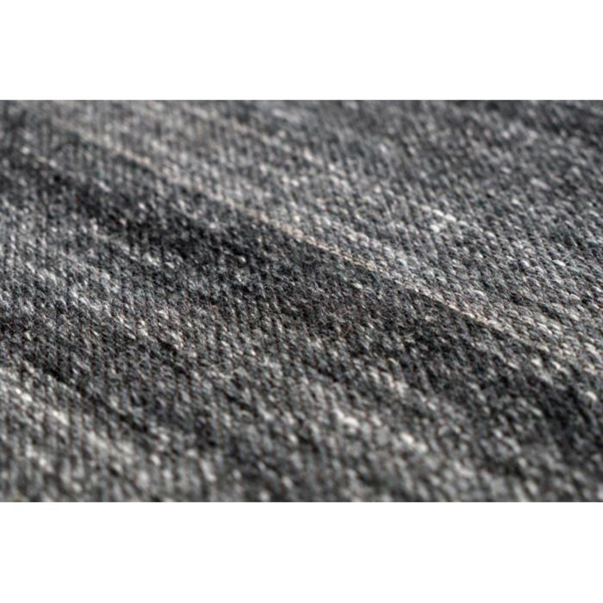 Paris Prix Tapis Jacquard à Poils Courts  Phoenix  Anthracite