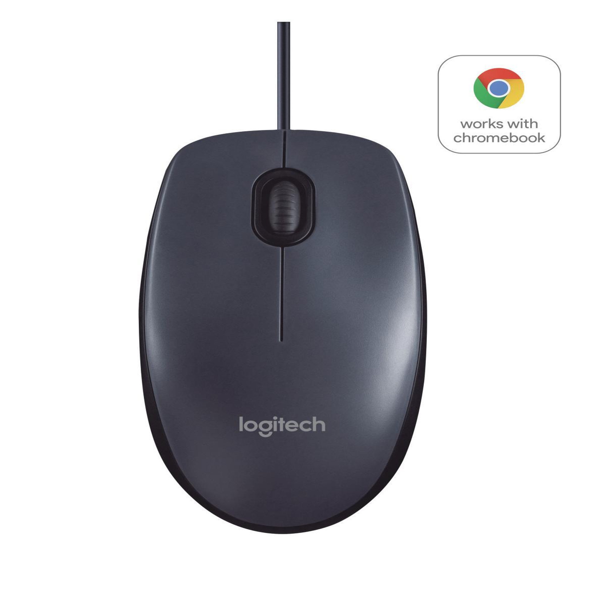 Voir la diapositive 2 : Logitech Logitech b100 souris ambidextre usb type-a optique 800 dpi