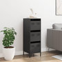 Voir la diapositive 3 : VIDAXL Buffet haut noir 39x35x103,5 cm acier