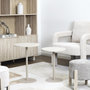 Voir la diapositive 3 : Paris Prix Lot de 2 Tables d'Appoint  Terra Nova  52cm Beige