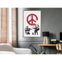 Voir la diapositive 2 : Paris Prix Affiche Murale Encadrée  Banksy CND Soldiers II