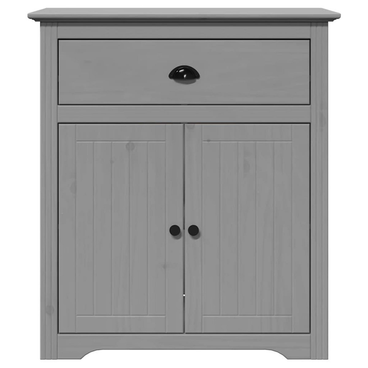 VIDAXL Armoire de couloir BODO gris 80x35x90 cm