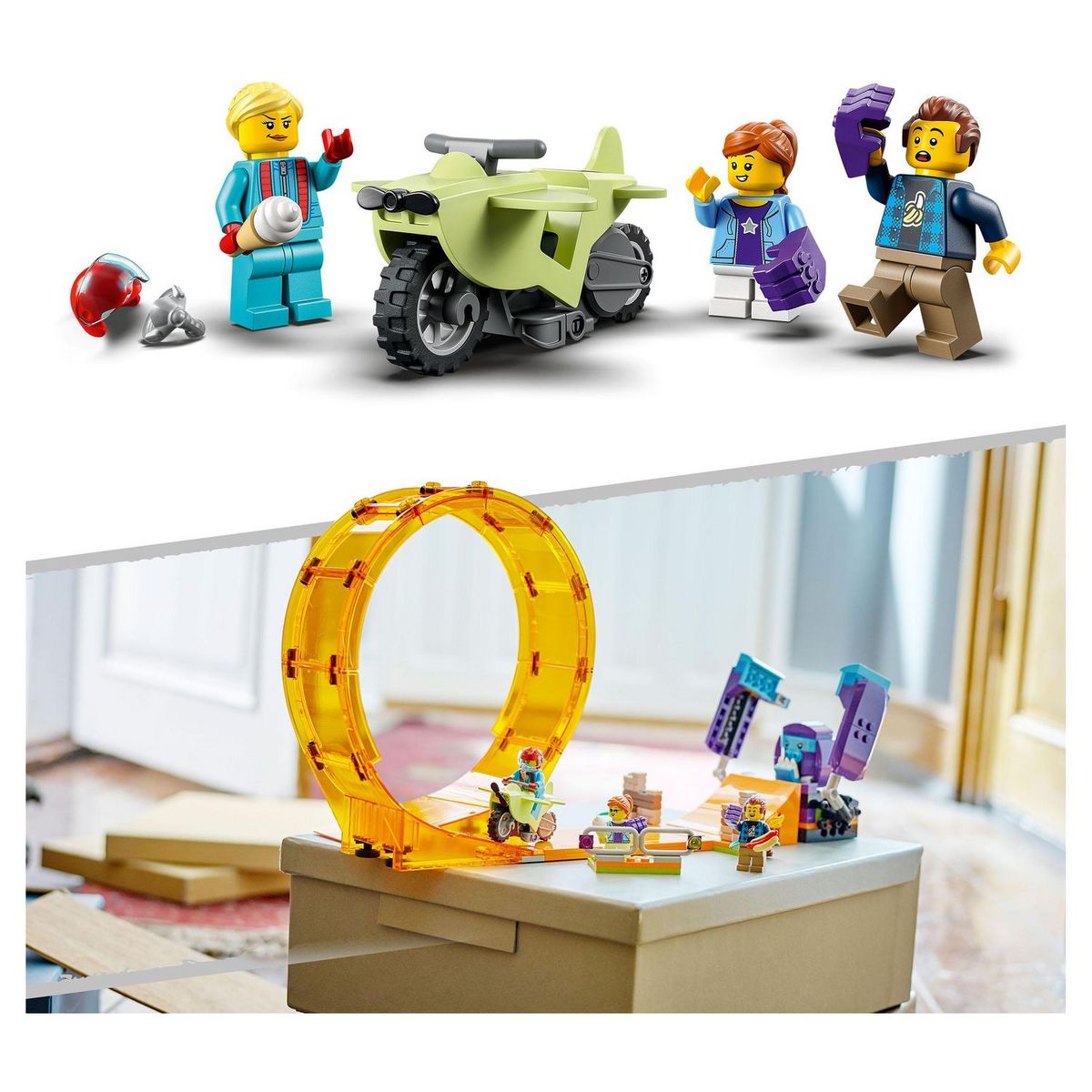 LEGO City Stuntz 60338 Le Looping du Chimpanzé Cogneur