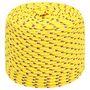Voir la diapositive 2 : VIDAXL Corde de bateau Jaune 10 mm 250 m Polypropylene