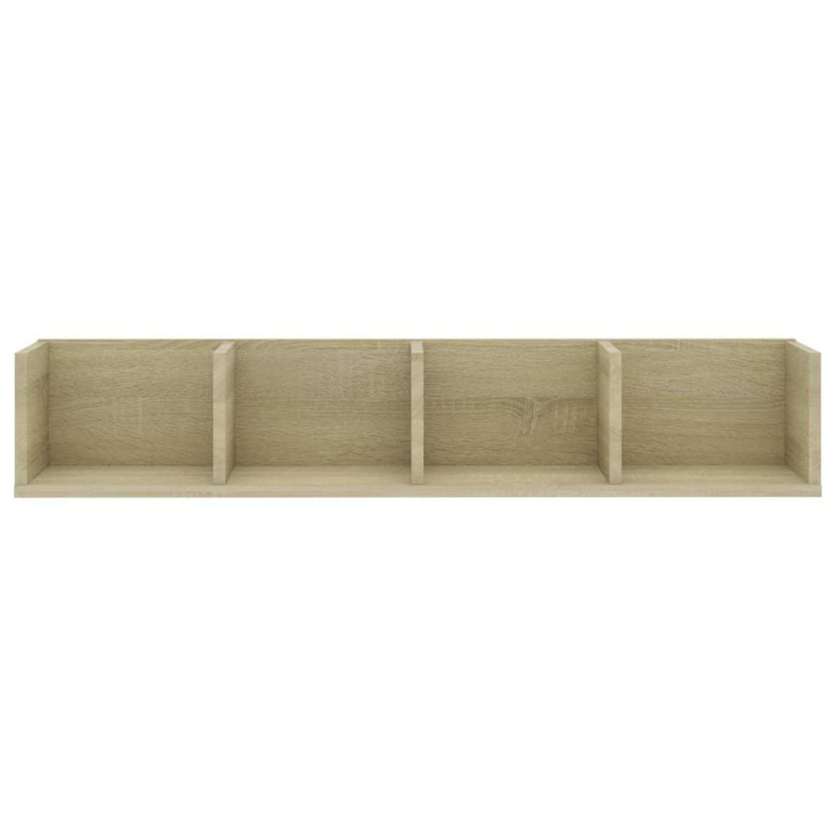 VIDAXL Etagere murale a CD Chene sonoma 100x18x18 cm Bois d'ingenierie