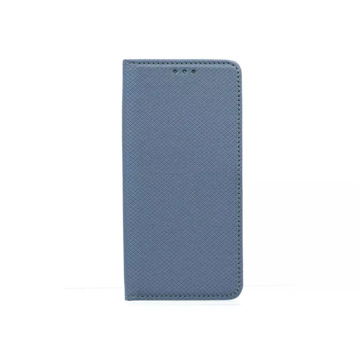 amahousse Housse grise Galaxy S7 Edge folio texturé rabat aimanté