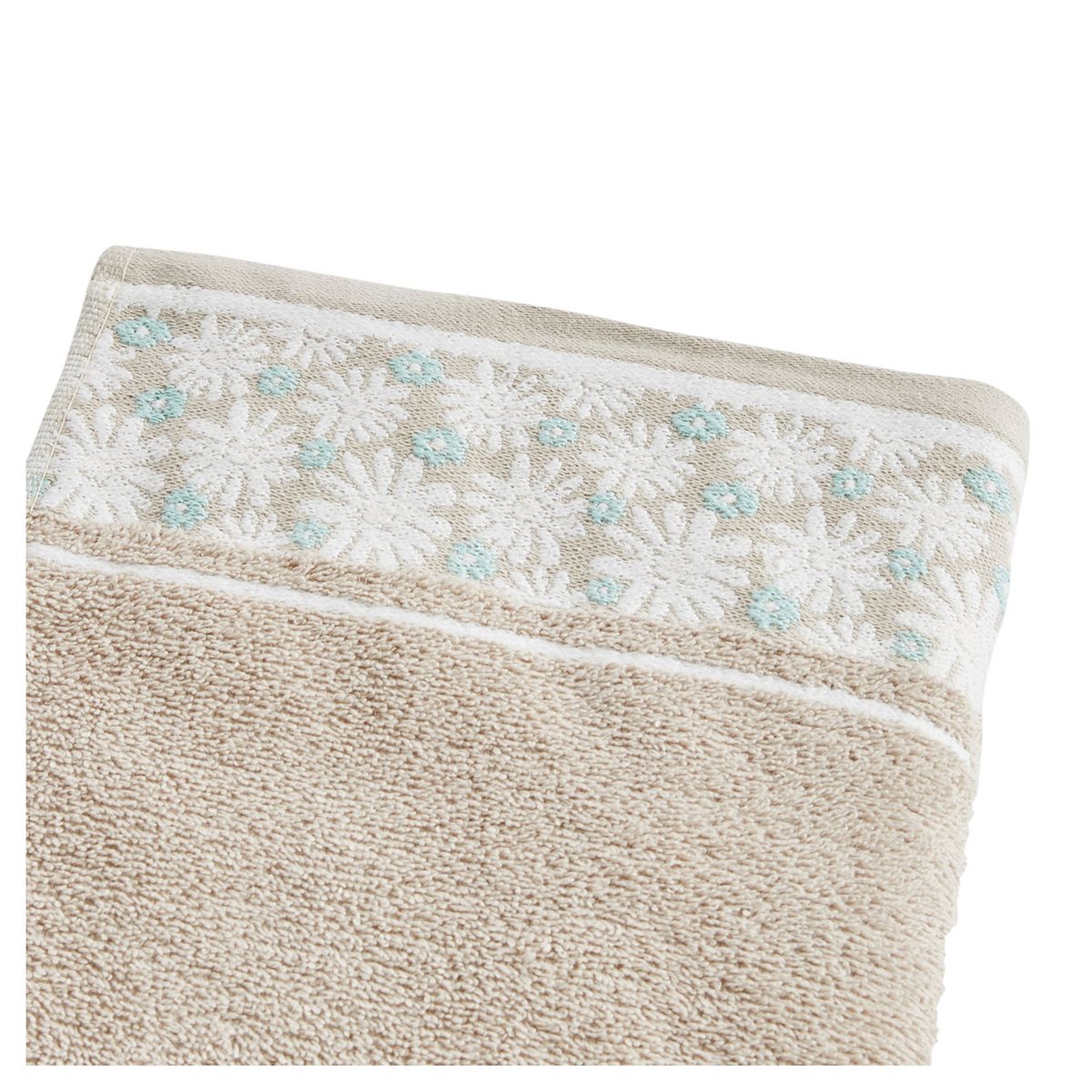 Voir la diapositive 3 : ACTUEL Drap de bain en coton liteau fantaisie  450gsm JOY 