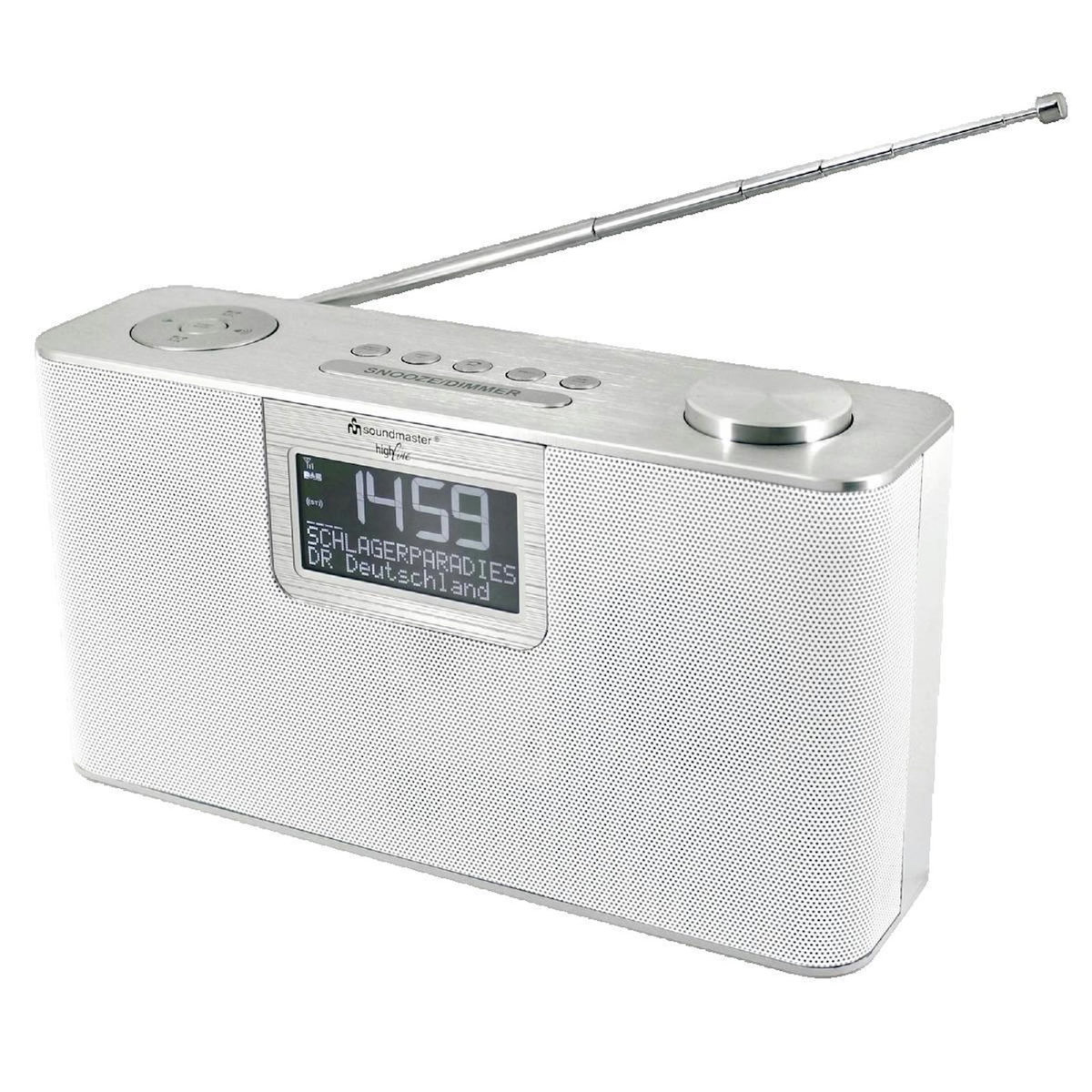 ASTER Radio numérique Aster SoundmDAB700WE avec Bluetooth et écran LCD