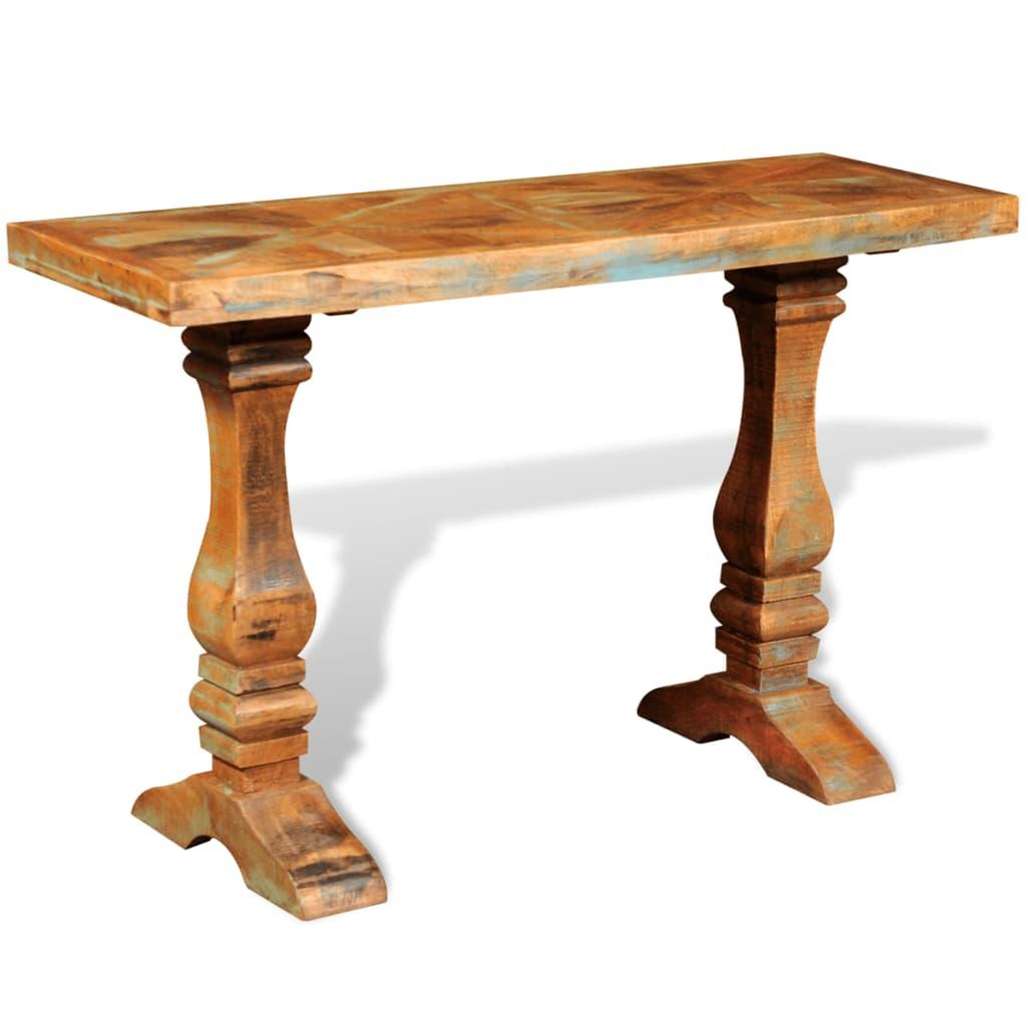 Voir la diapositive 1 : VIDAXL Table console Bois de recuperation massif