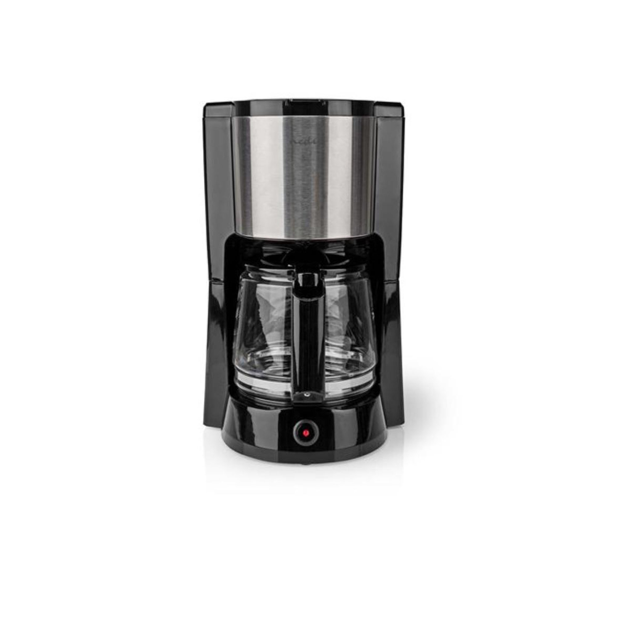 NEDIS Cafetière filtre 12 tasses 1000w noir/argent - kacm260ebk