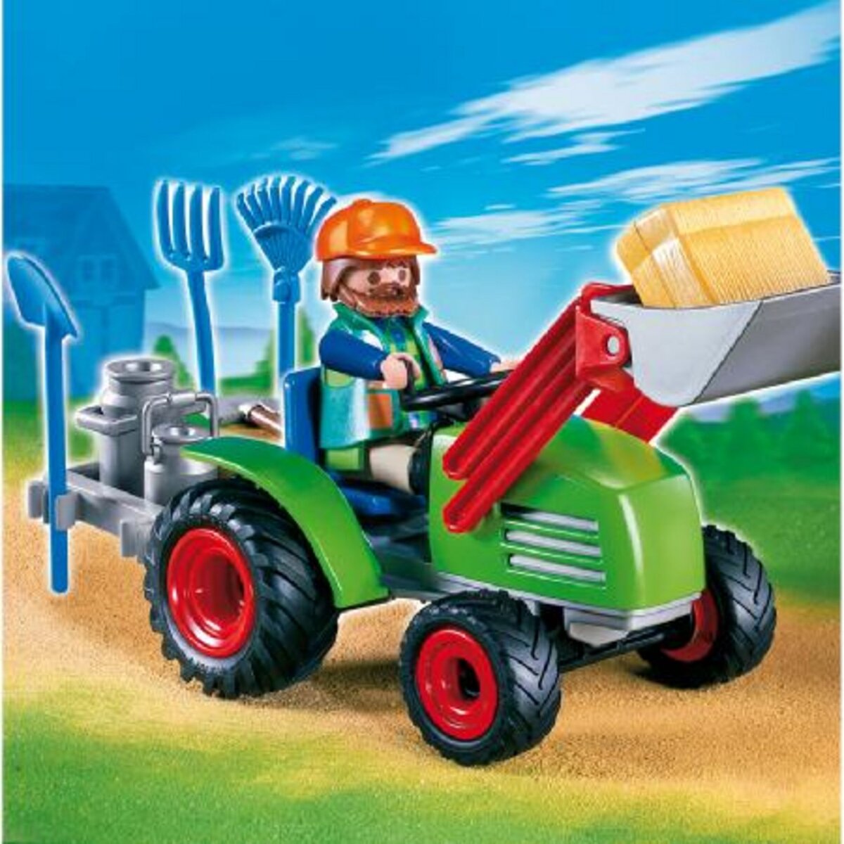 PLAYMOBIL 4143 - Country - Agriculteur avec tracteur