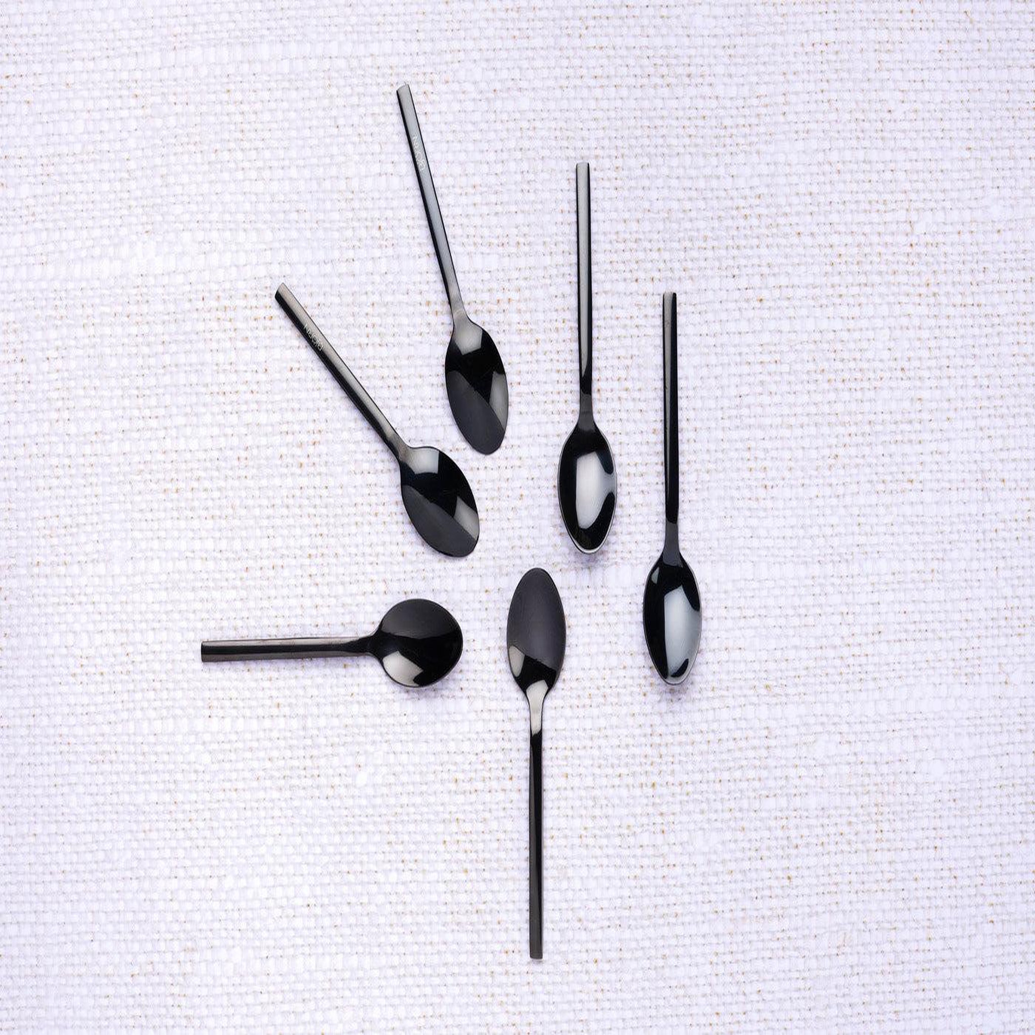 Voir la diapositive 3 : BJORN Coffret 6 petites cuillères EMUND - Black