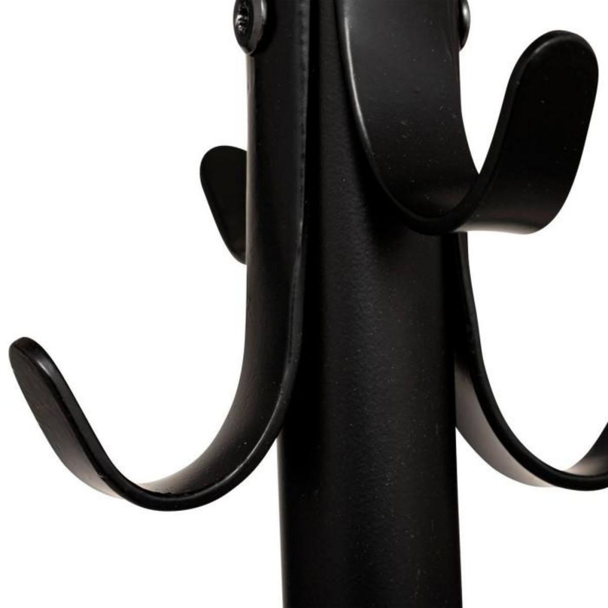 FIVE Porte-Manteaux 8 Tiges en Métal  Hélix  175cm Noir