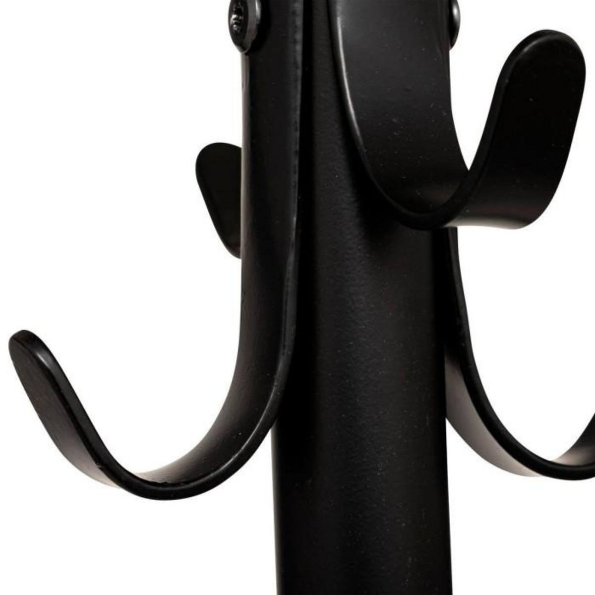 FIVE Porte-Manteaux 8 Tiges en Métal  Hélix  175cm Noir