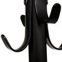 Voir la diapositive 3 : FIVE Porte-Manteaux 8 Tiges en Métal  Hélix  175cm Noir