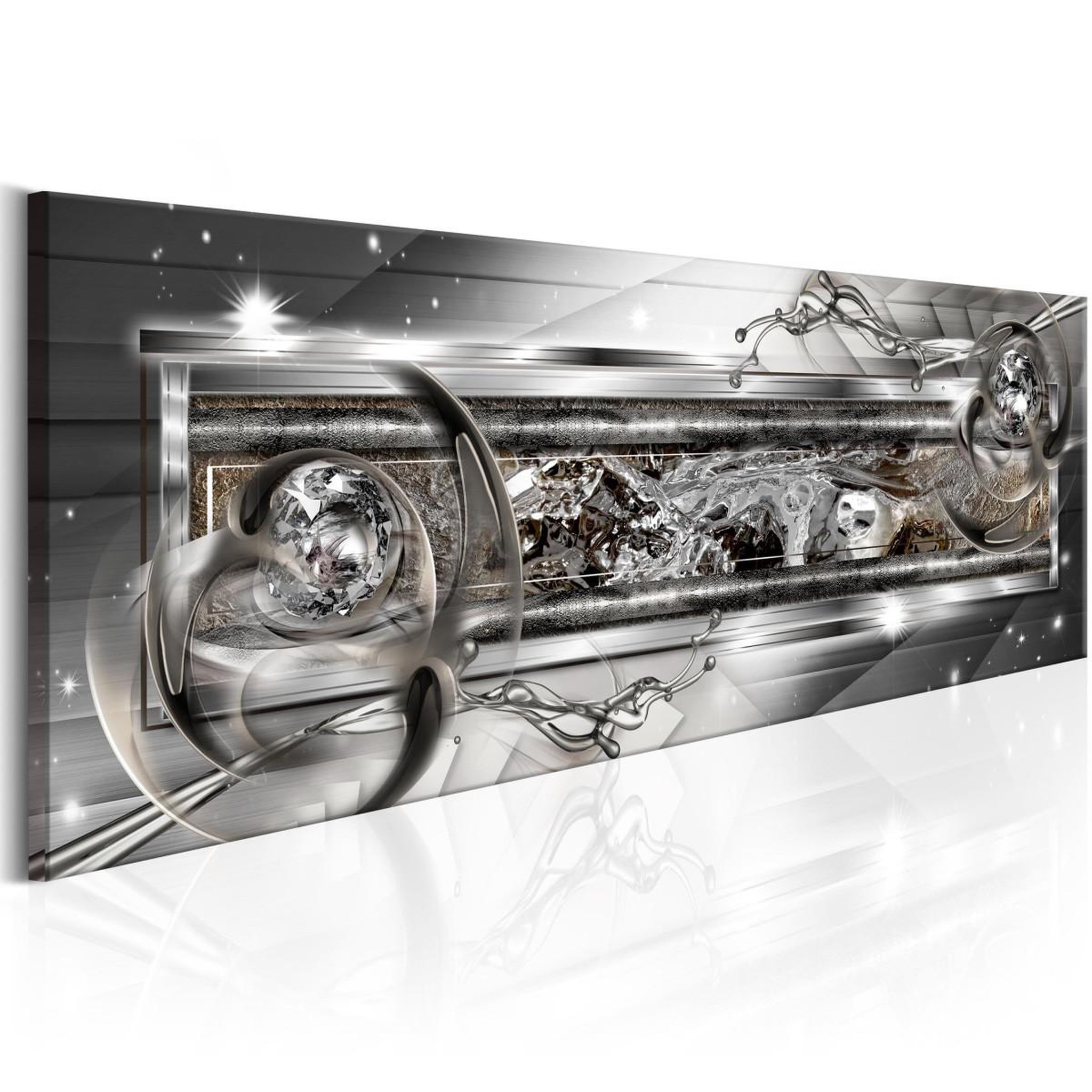 Voir la diapositive 1 : Paris Prix Tableau imprimé  silver source