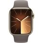 Voir la diapositive 2 : APPLE Montre connectée Serie 9 Cellular 45mm Acier/Or Argile S/M