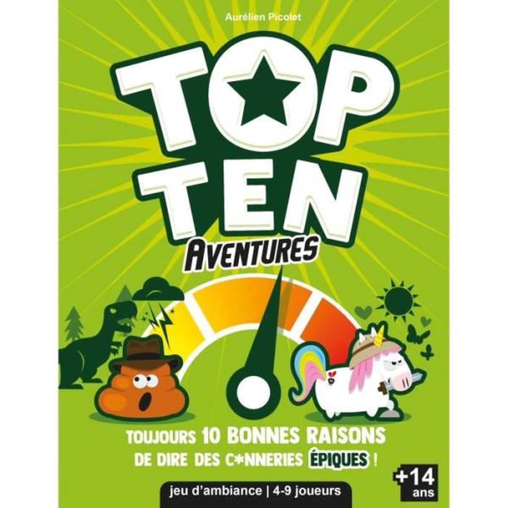 Voir la diapositive 5 : Asmodee Jeu d'ambiance Asmodee Top Ten Aventures
