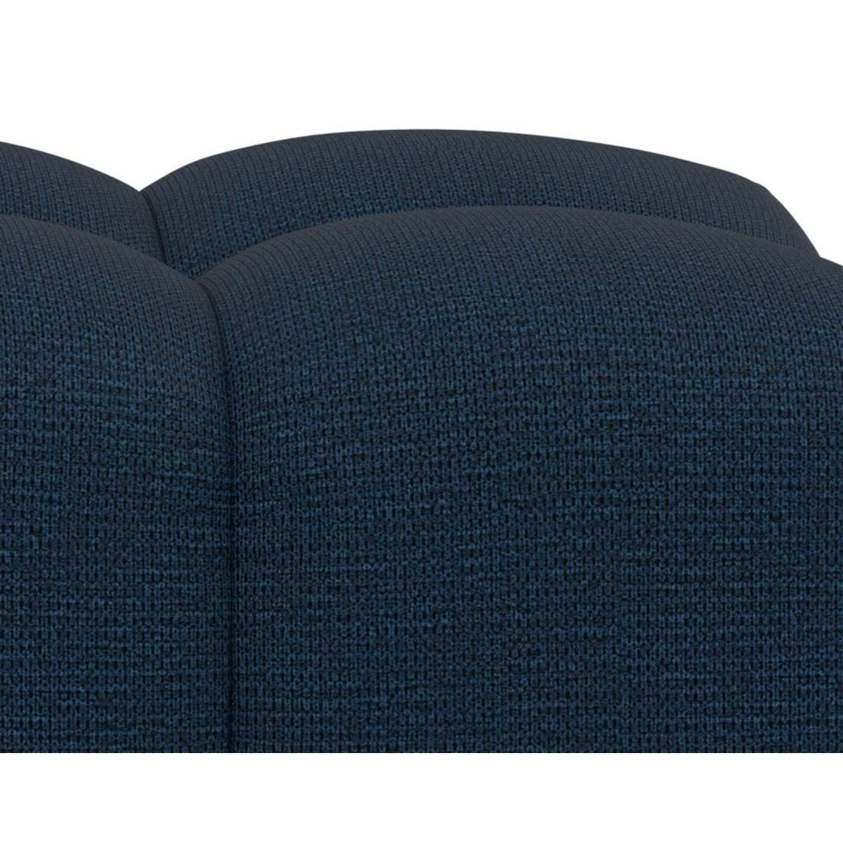 LISA DESIGN Adelaide - pouf en tissu texturé