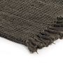 Voir la diapositive 4 : VIDAXL Couverture en coton 220 x 250 cm Anthracite/Marron