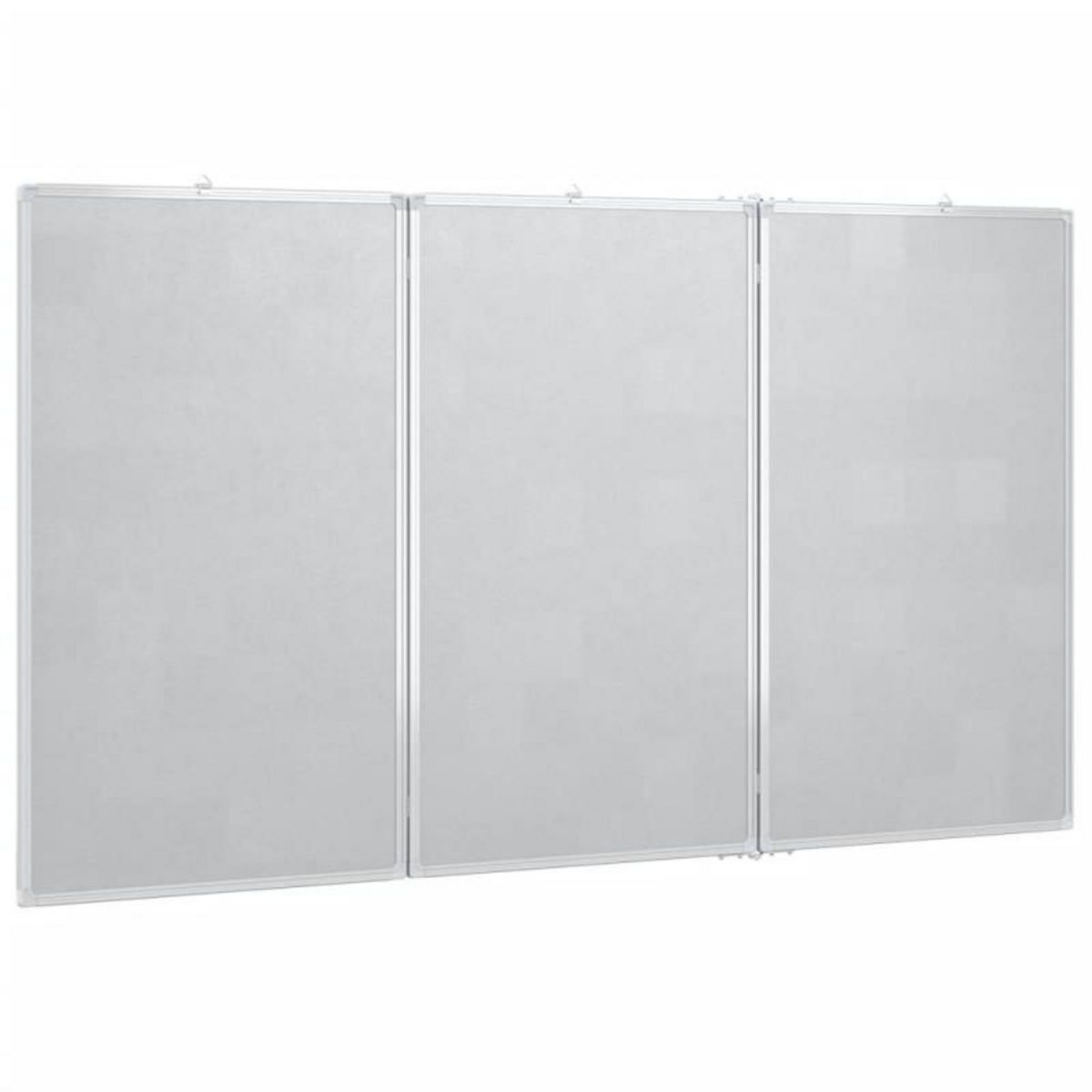 VIDAXL Tableau blanc magnétique pliable 180x80x1,7 cm aluminium