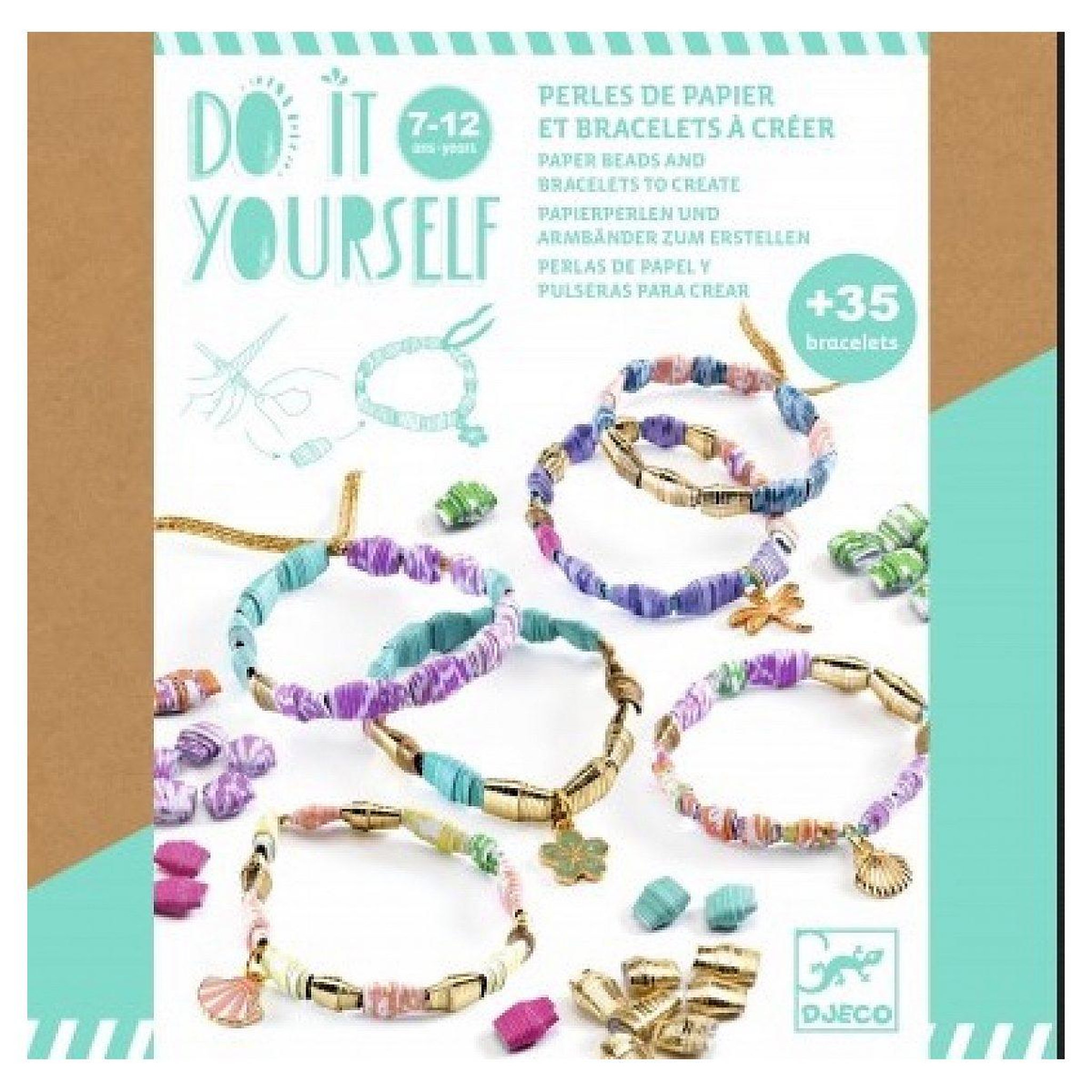 Djeco Coffret creatif perles de papier diy