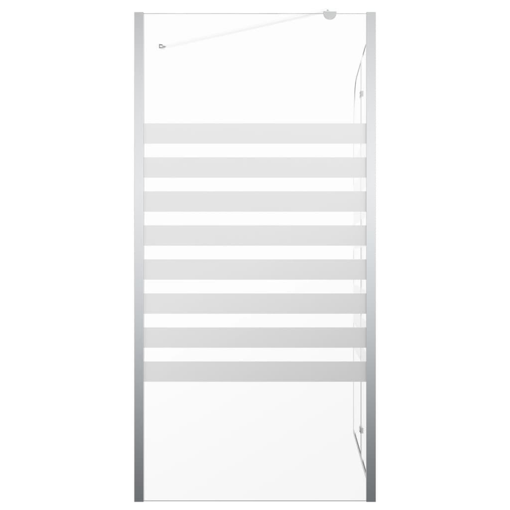 Voir la diapositive 5 : VIDAXL Enclos de bain 120x68x130 cm verre trempe rayures