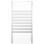 Voir la diapositive 5 : VIDAXL Enclos de bain 120x68x130 cm verre trempe rayures