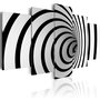 Voir la diapositive 1 : Paris Prix Tableau Imprimé  Vortex Blanc & Noir