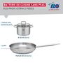 Voir la diapositive 2 : 666 Barcelona Ensemble de 1 Poêle de cuisson 28 cm et 1 faitout 20 cm Elo Profi Citrin