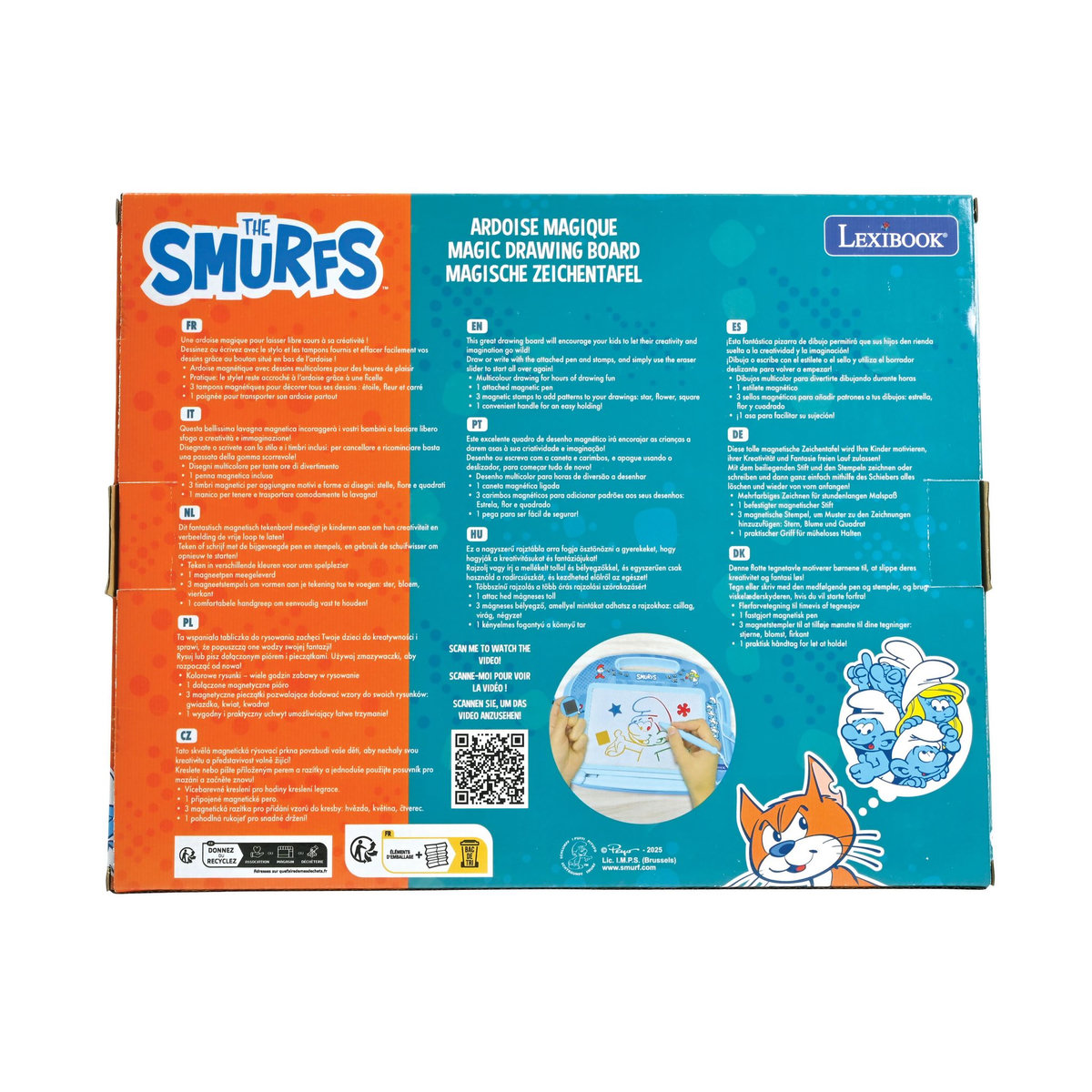 Lexibook Ardoise Magique Schtroumpfs