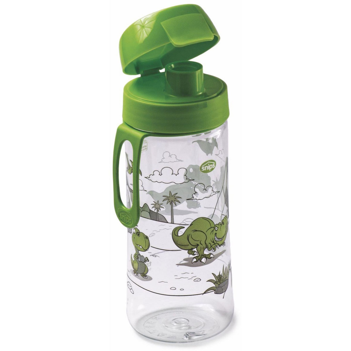 Gourde dinosaure 500 ml en plastique 37,5 x 15,0 x 29,0 cm