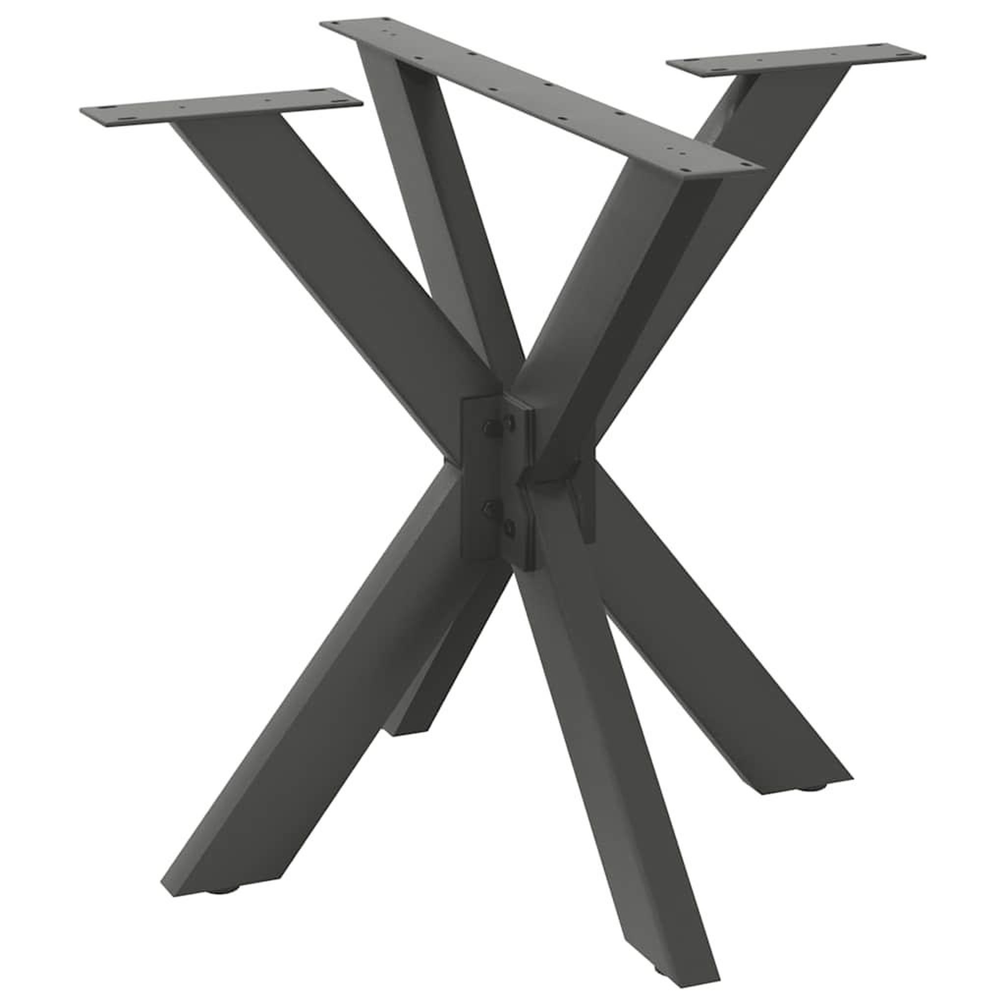 VIDAXL Pied de table a manger forme d'araignee 85x85x(72-73) cm