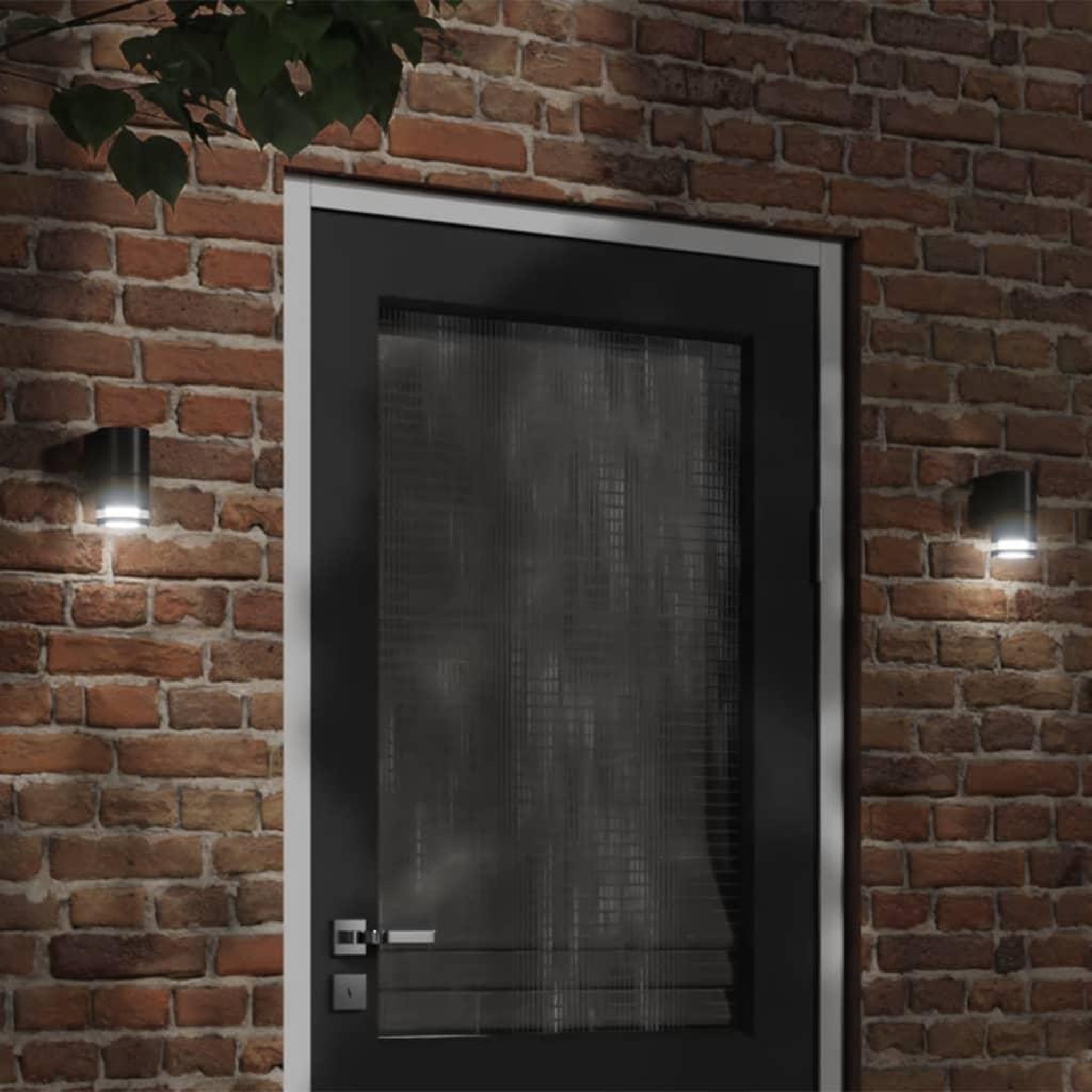 VIDAXL Appliques murales exterieur 2 pcs aluminium moule sous pression