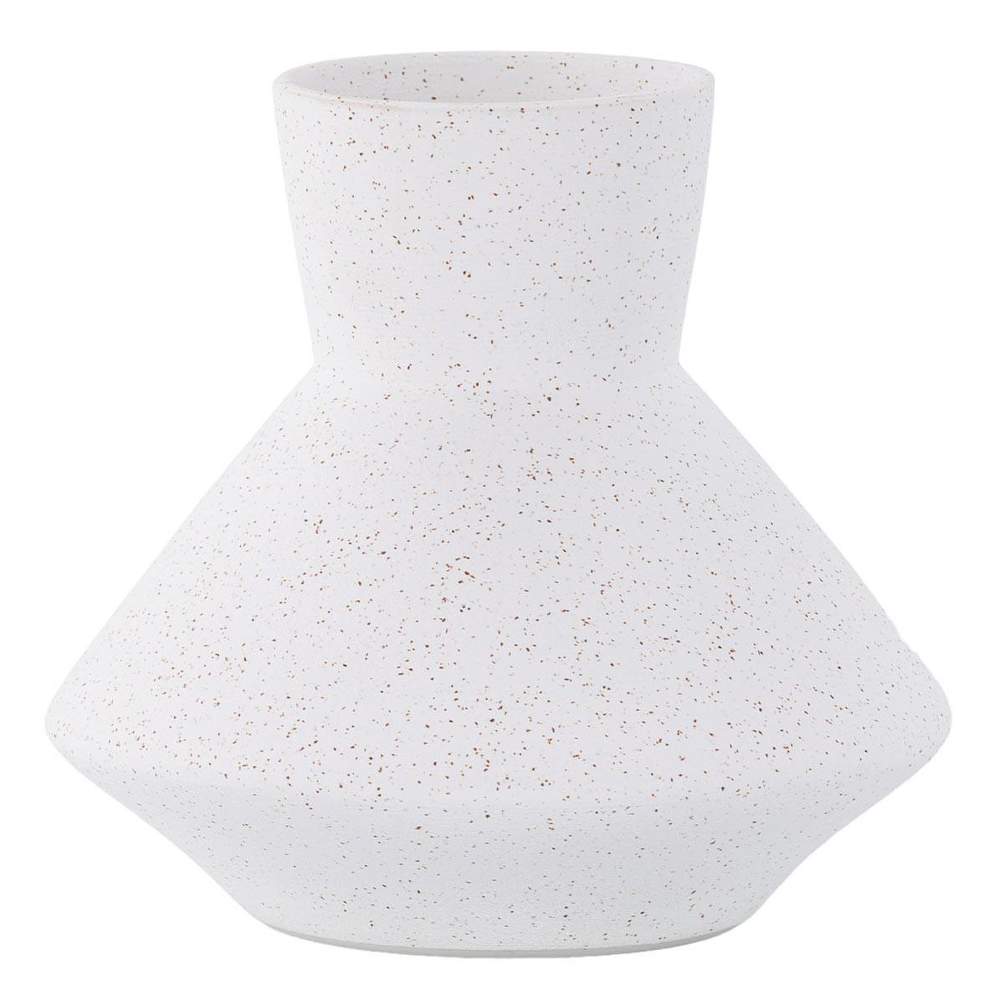 Paris Prix Vase design  rellis  22cm blanc