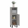 Voir la diapositive 4 : VIDAXL Armoire salle de bain sonoma gris 30x30x100 cm