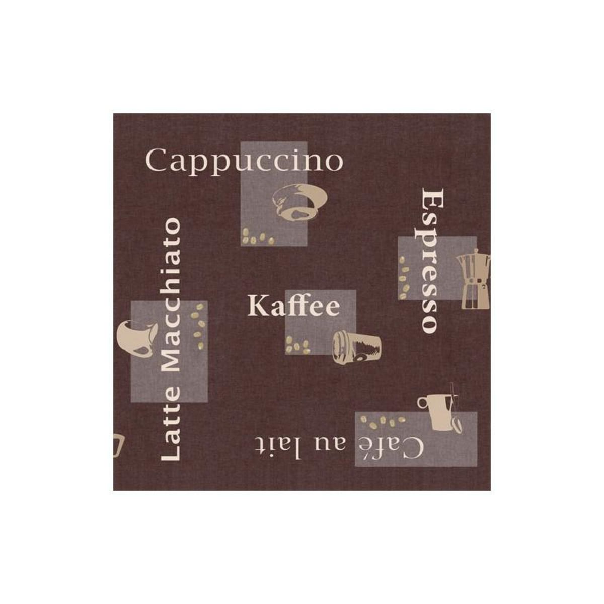 D-C-FIX NAPPE MANHATTAN CAPPUCCINO RONDE 150CM D-C-FIX - F2312013