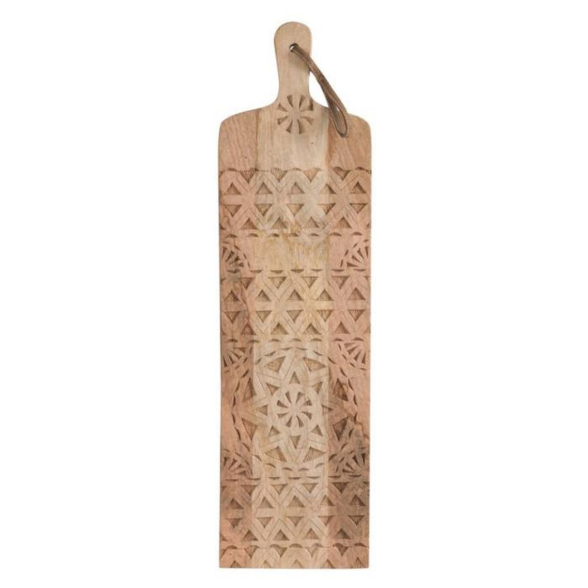 Paris Prix Planche à Découper Bois  Ethnique  75cm Naturel