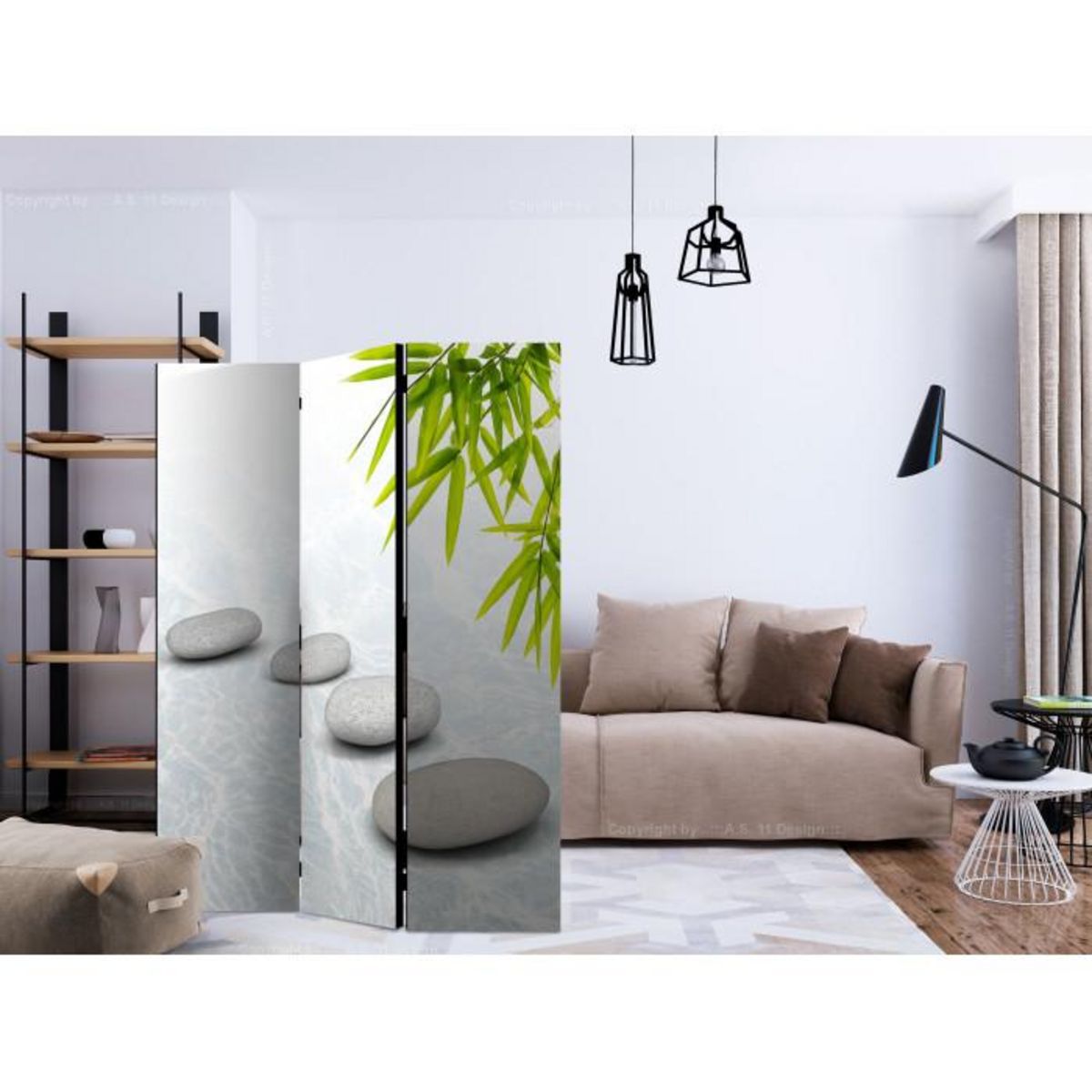 Paris Prix Paravent 3 Volets  Stoic Calm  135x172cm