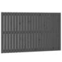 Voir la diapositive 2 : VIDAXL Tete de lit murale Gris 140x3x90 cm Bois massif de pin