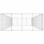 Voir la diapositive 3 : VIDAXL Chenil exterieur Acier galvanise 53,24 m²